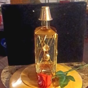 VINTAGE!  MID-CENTURY 1950'S MUSICAL BOTTLE DECANTER WITH JIGGER